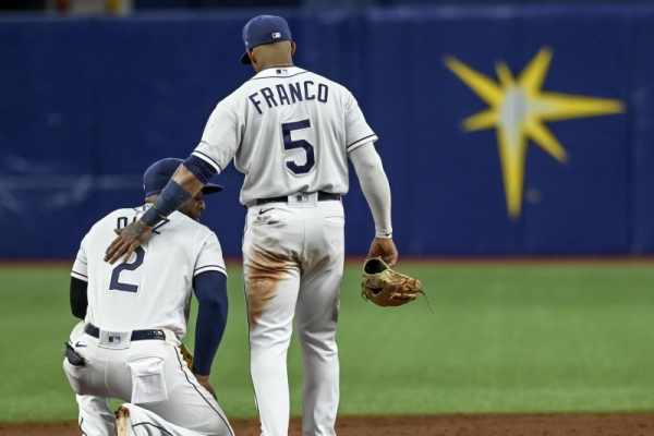 Rays thrive despite shortstop Wander Franco's imposed leave, MLB investigation Rays thrive despite shortstop Wander Franco's imposed leave, MLB investigation