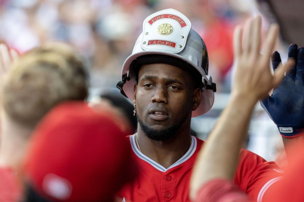 Angels' Jorge Soler charges mound, tackled by Braves manager in brawl Angels' Jorge Soler charges mound, tackled by Braves manager in brawl
